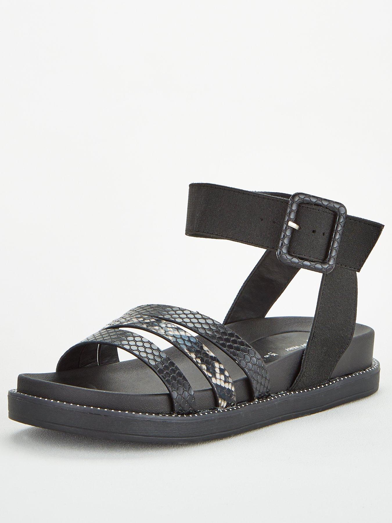 wide fit chunky sandals