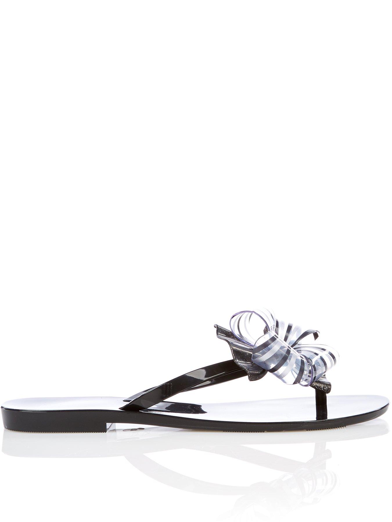 bow flip flop sandals