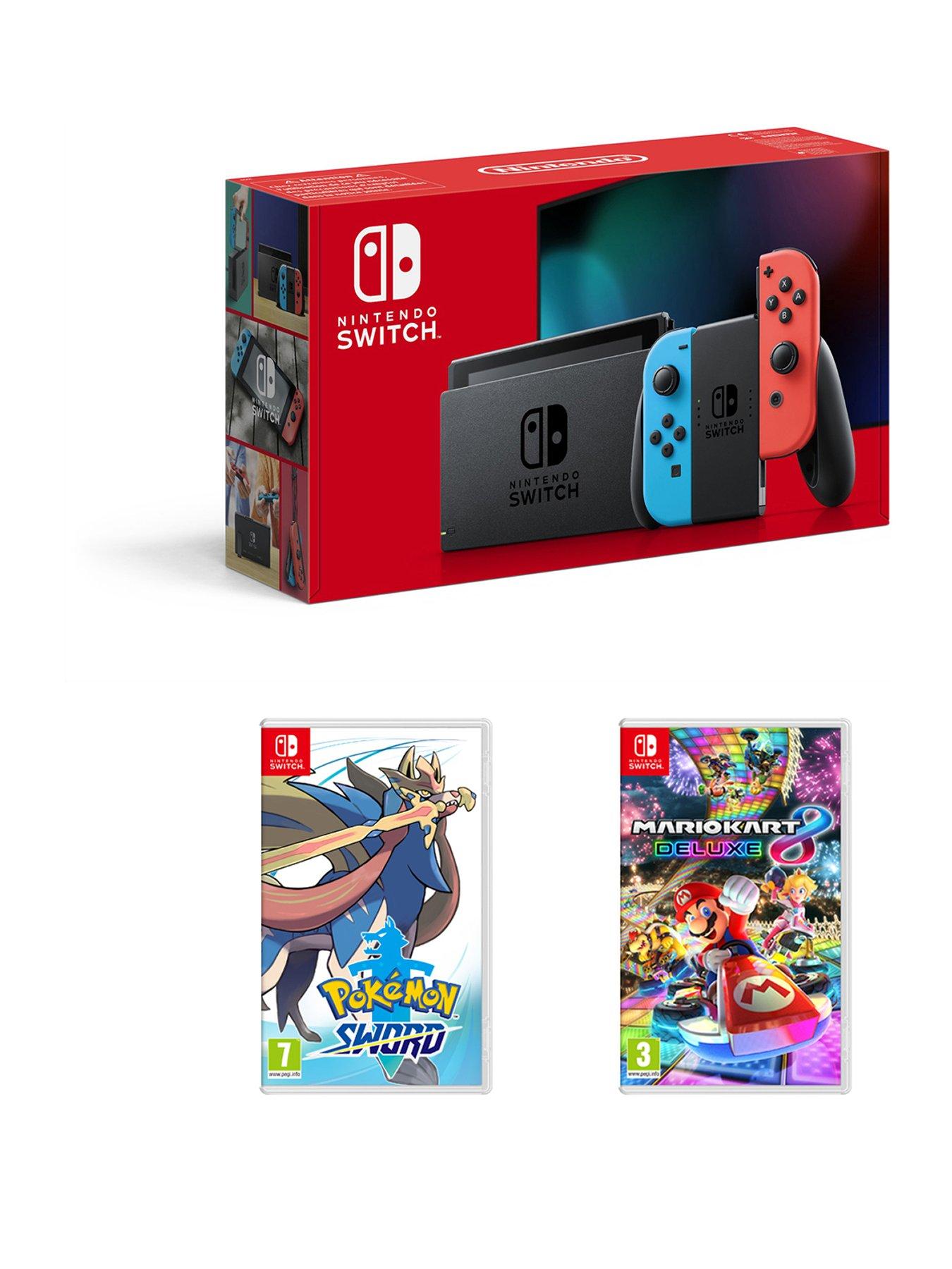 nintendo switch neon console bundle