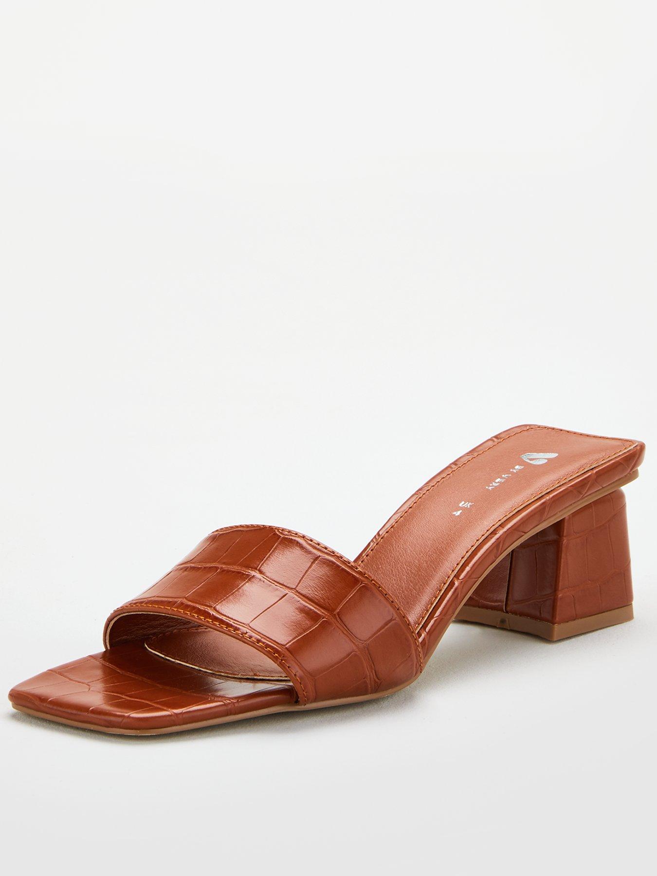 low heel mules uk