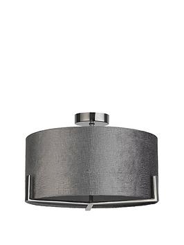 Product photograph of Textured Shade Ceiling Light from very.co.uk