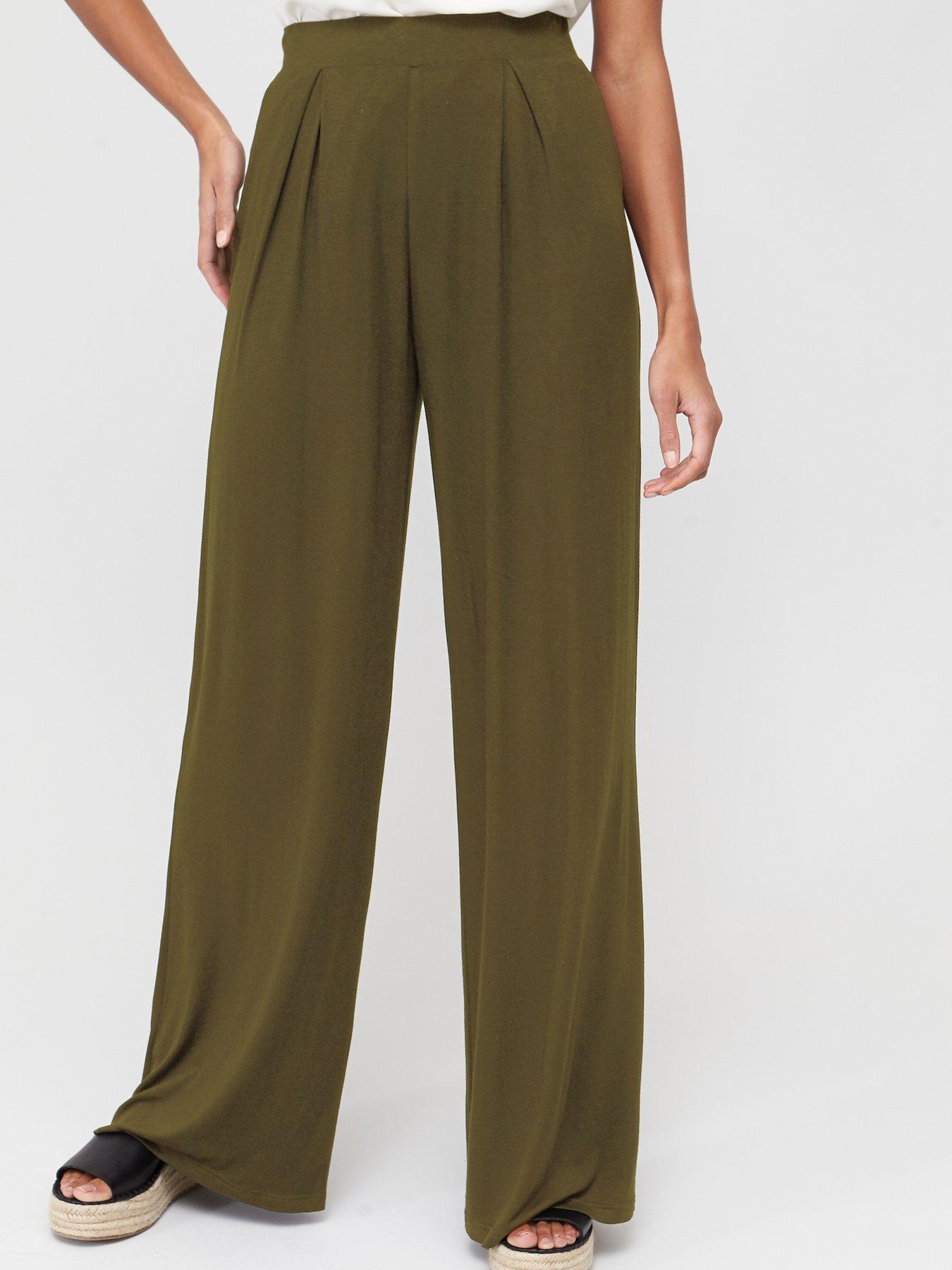 V by Very Wide Leg Jersey Trouser 