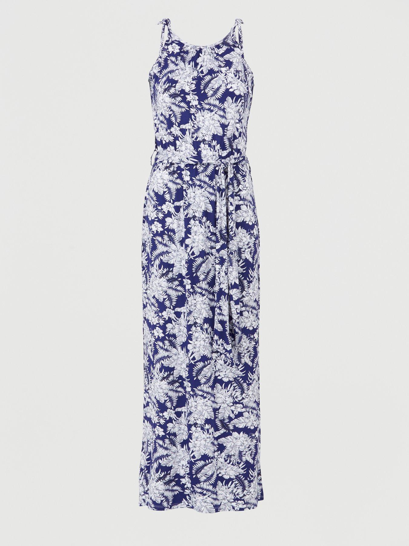 tie waist maxi dress