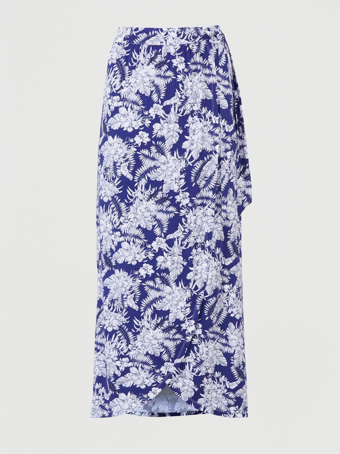 navy blue maxi skirt uk