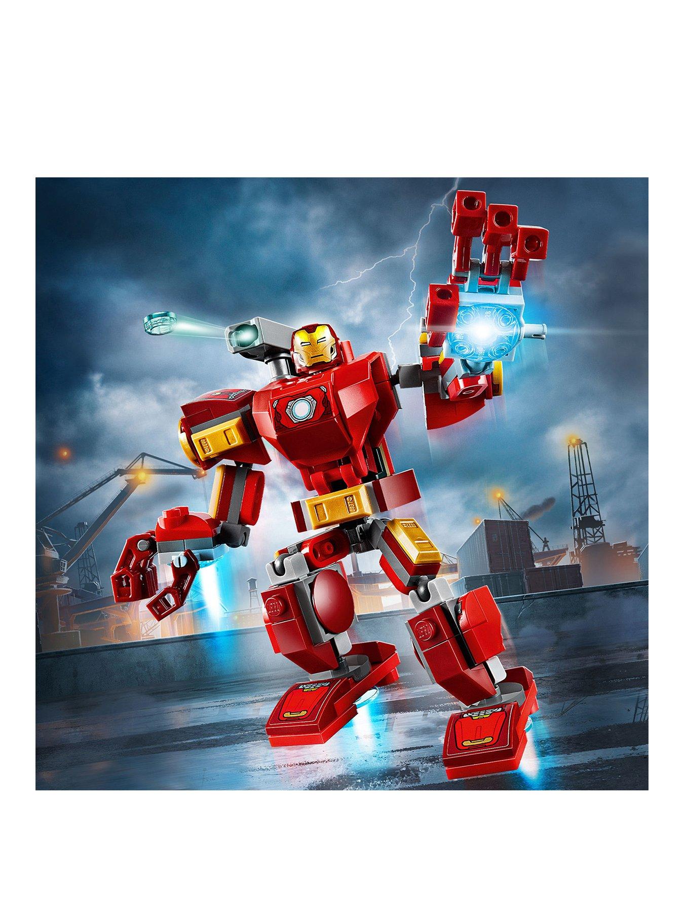 lego iron man mech