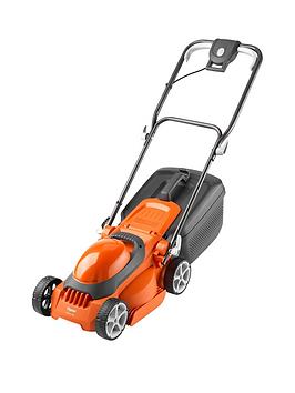 Product photograph of Flymo Easistore 300r Corded Rotary Lawnmower from very.co.uk