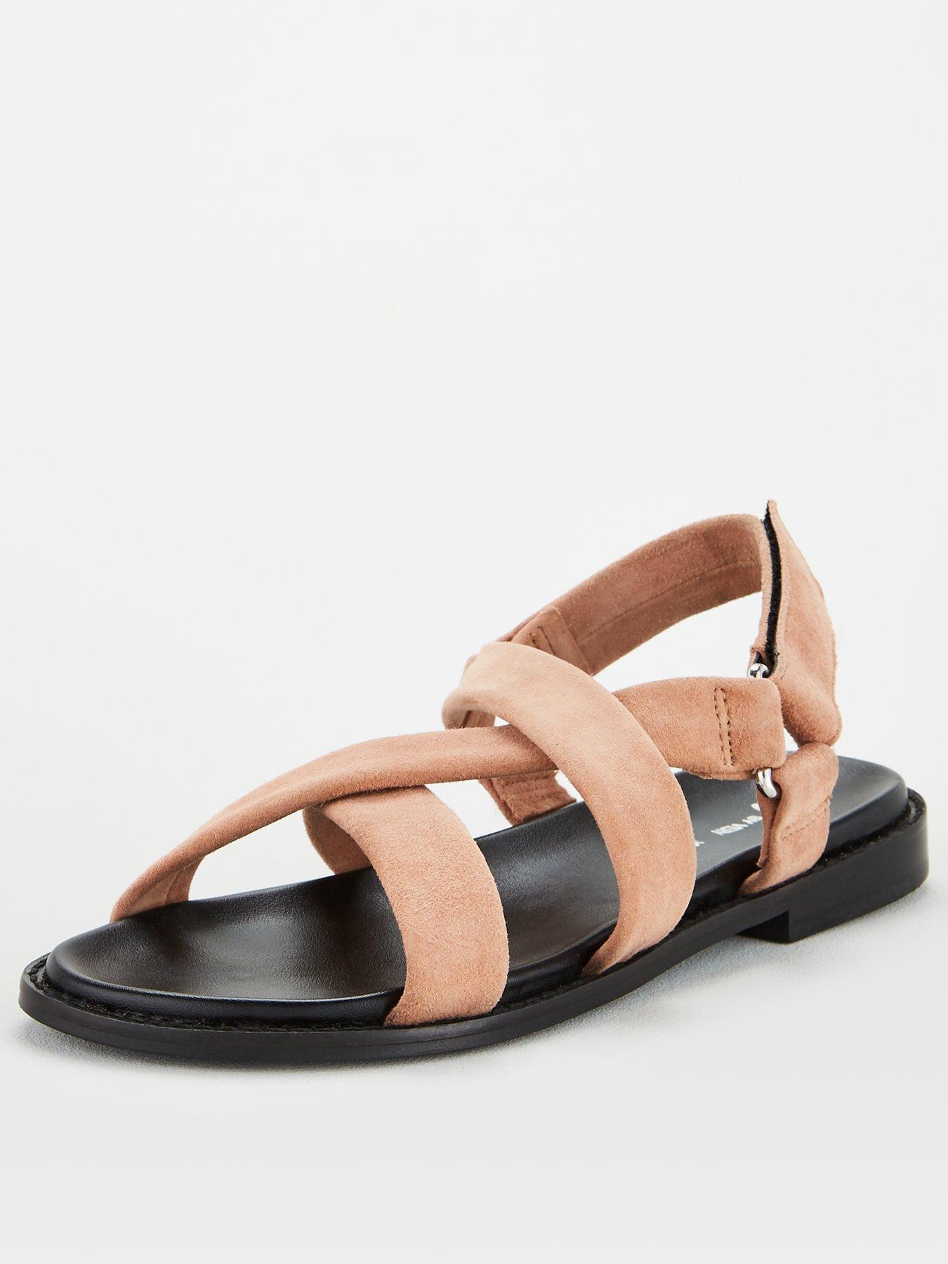 strappy footbed sandals