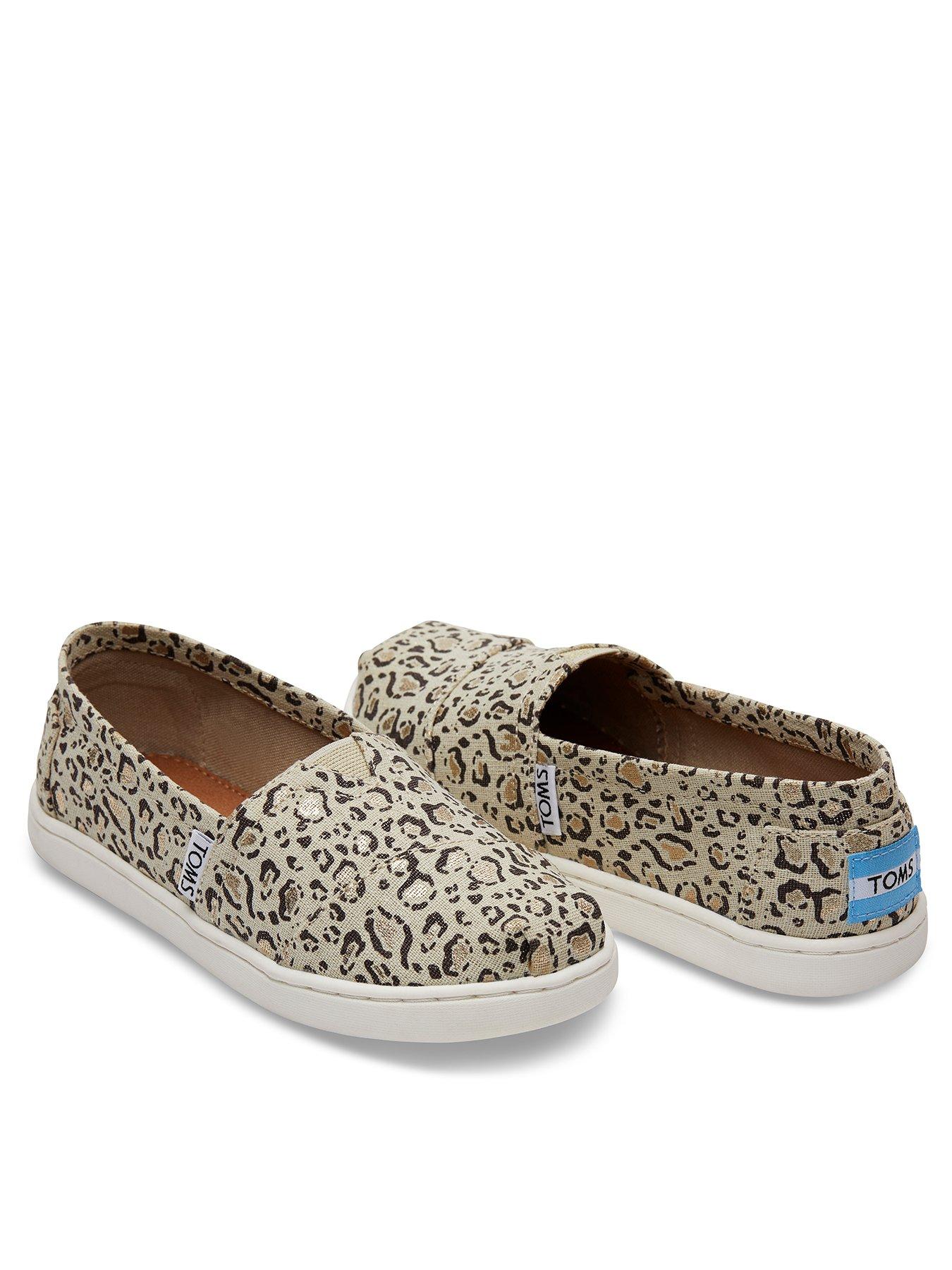 toms leopard canvas