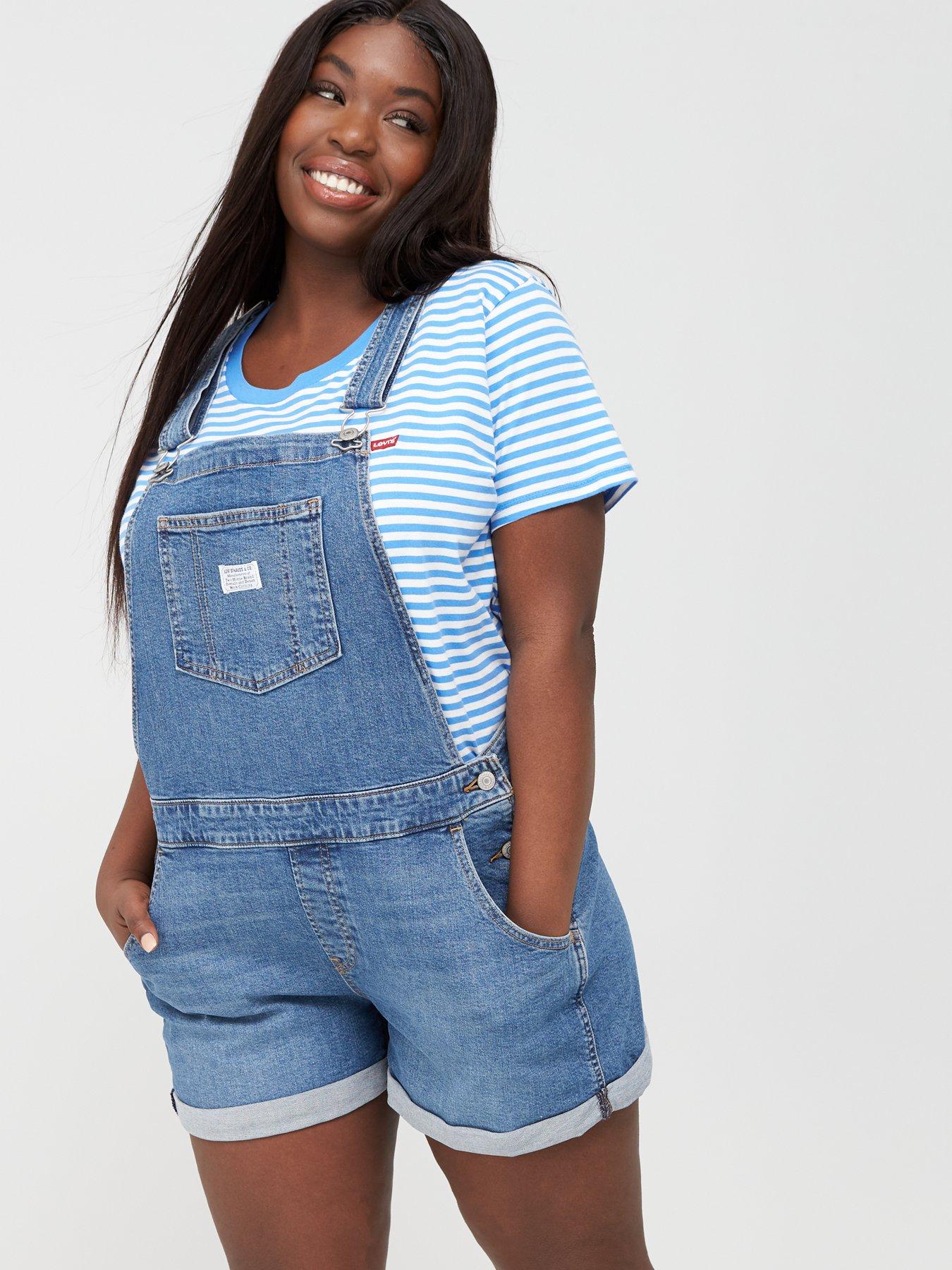 levi plus size dungarees