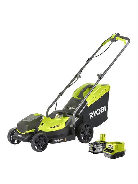 ryobi-rlm18x33b40-18v-one-cordless-33cm-lawnmower-starter-kit-1-x-40ah