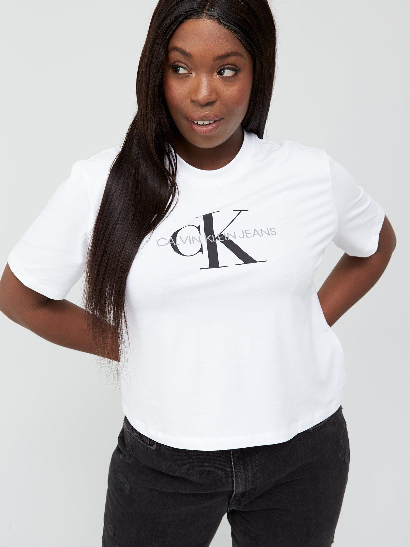 plus size calvin klein t shirt