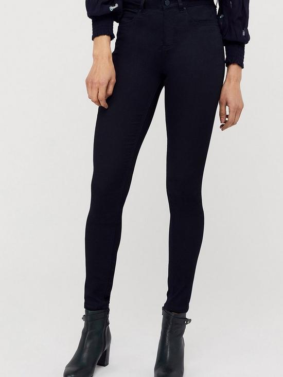 front image of monsoon-nadine-regular-length-jeans-with-organic-cotton-indigo