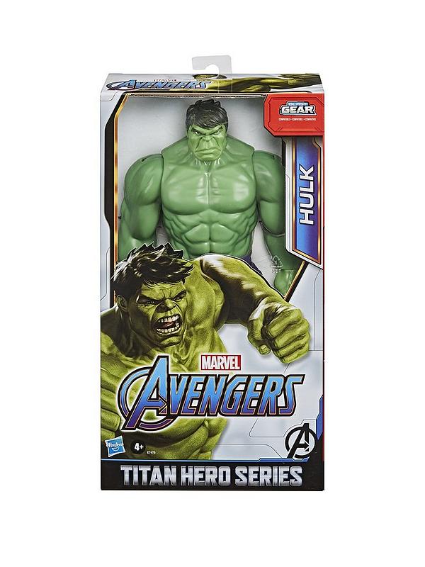 Image 2 of 2 of Marvel Avengers Titan Hero Series Blast Gear Deluxe Hulk Action Figure