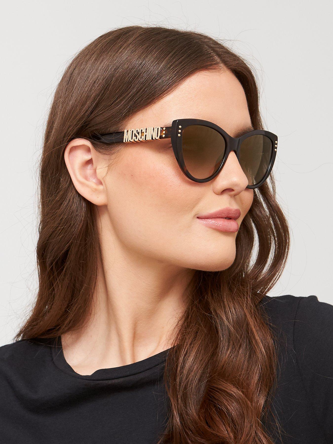 Moschino Cateye Logo Arm Sunglasses review