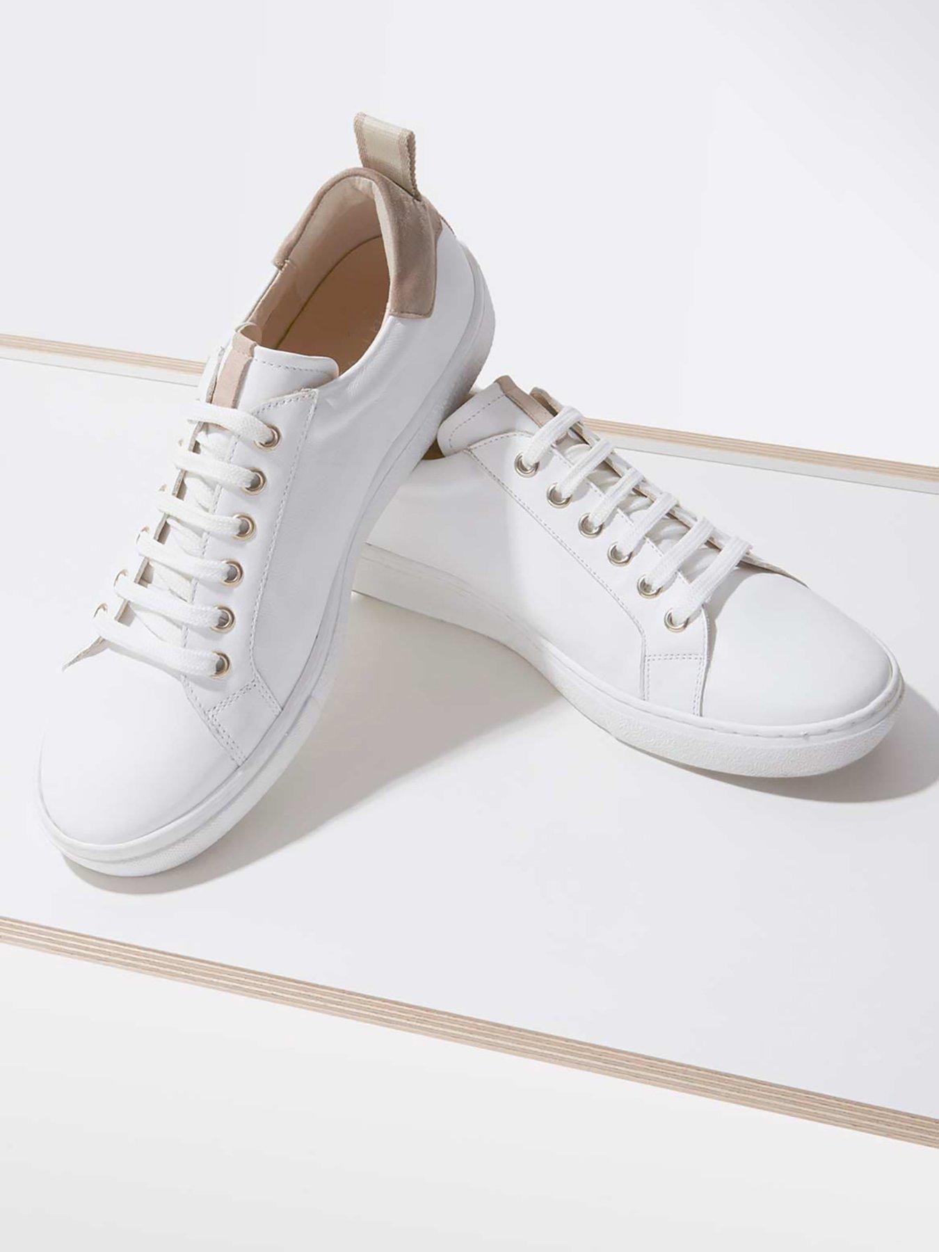 allie leopard lace up trainer