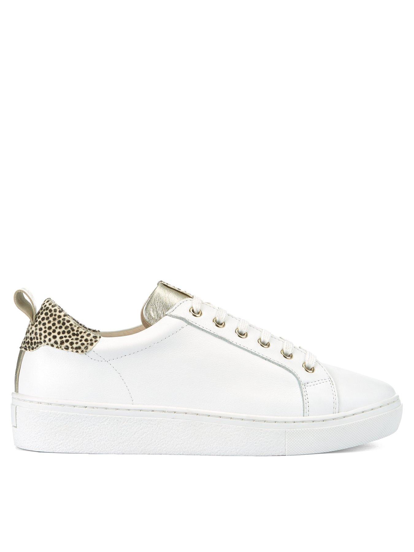 mint velvet silver trainers
