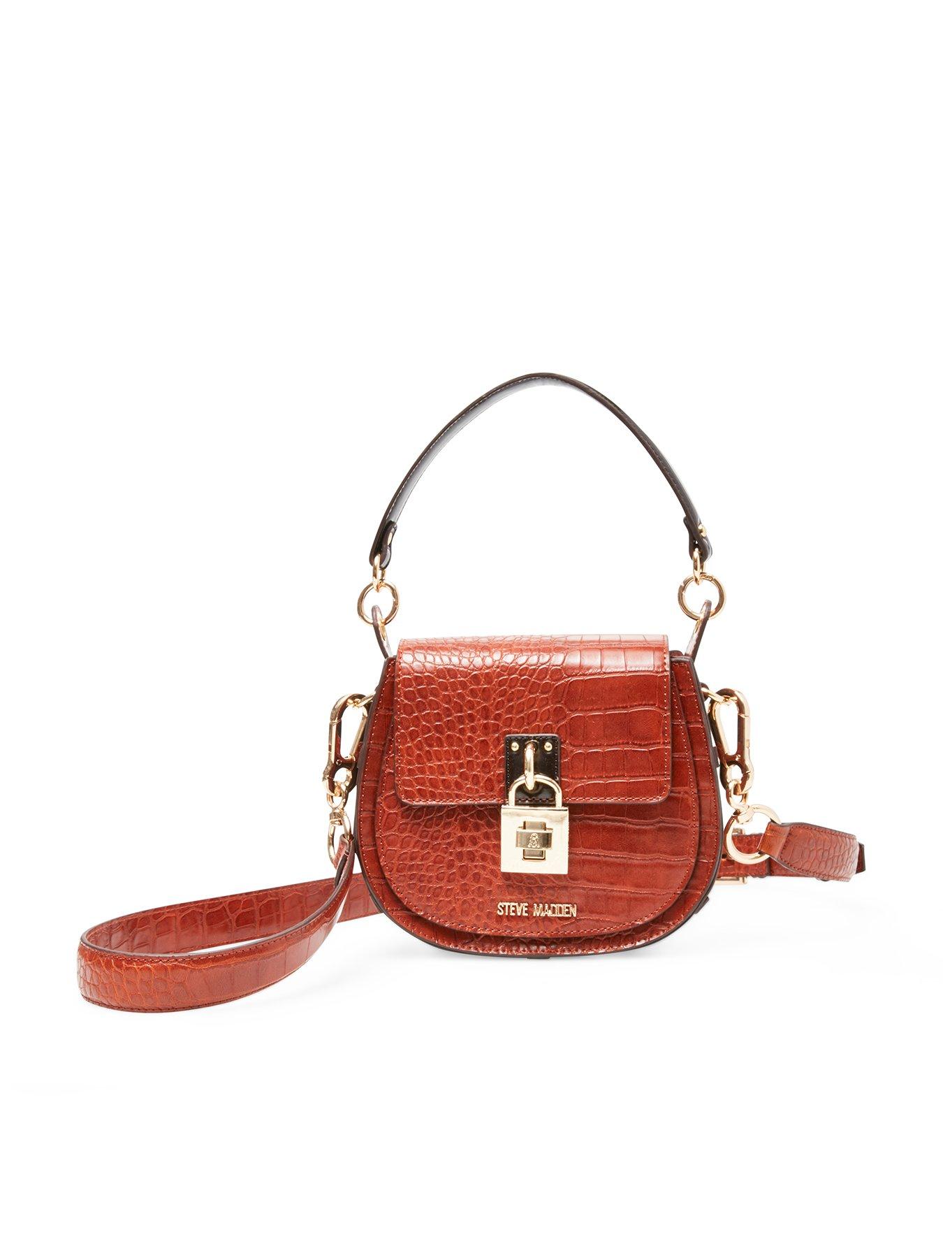 steve madden cognac purse