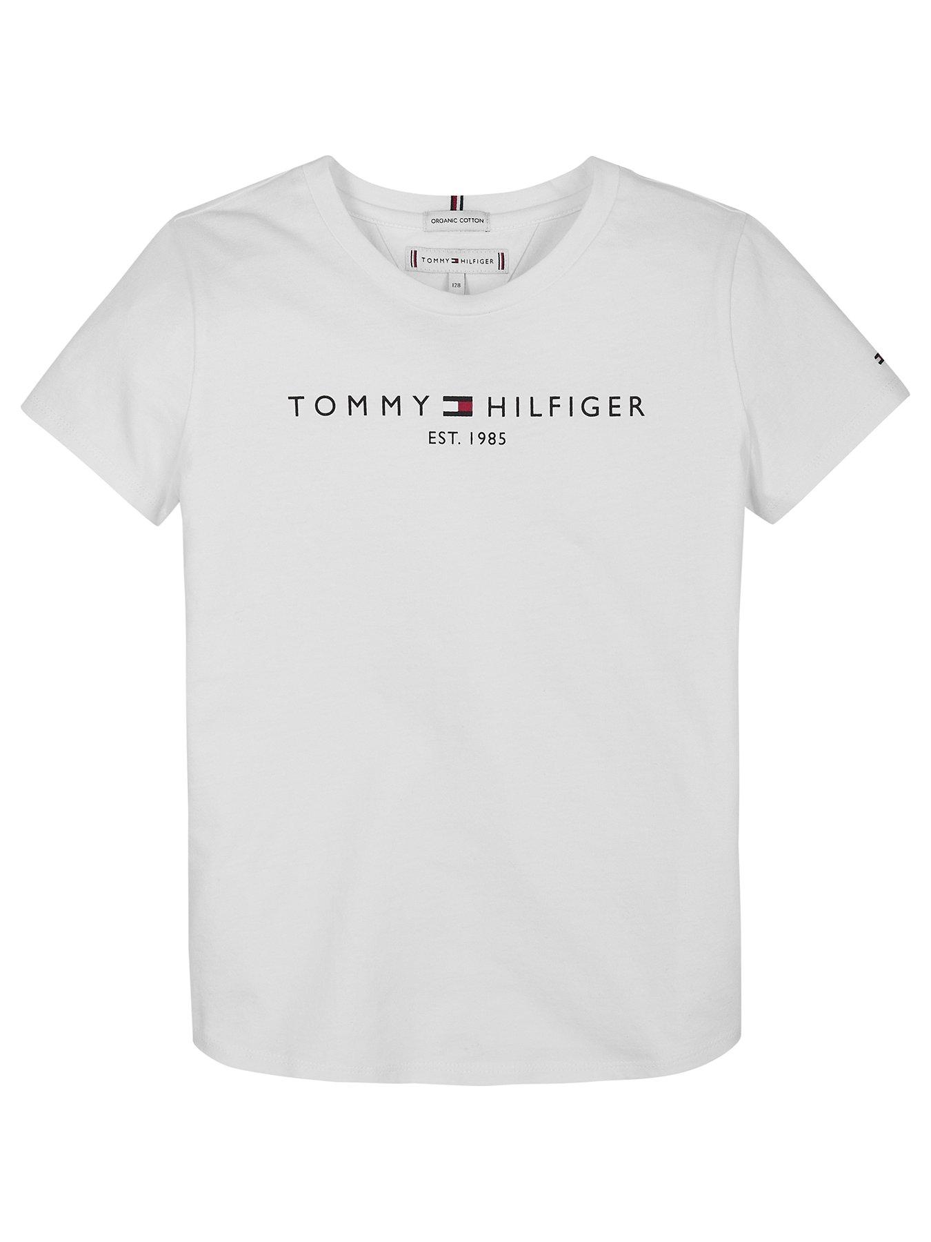 Tommy Hilfiger Girls Essential Logo Short Sleeve T-Shirt review