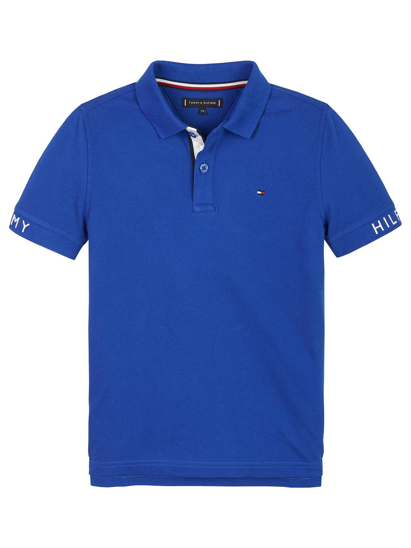 Tommy Hilfiger Boys Text Short Sleeve Polo review