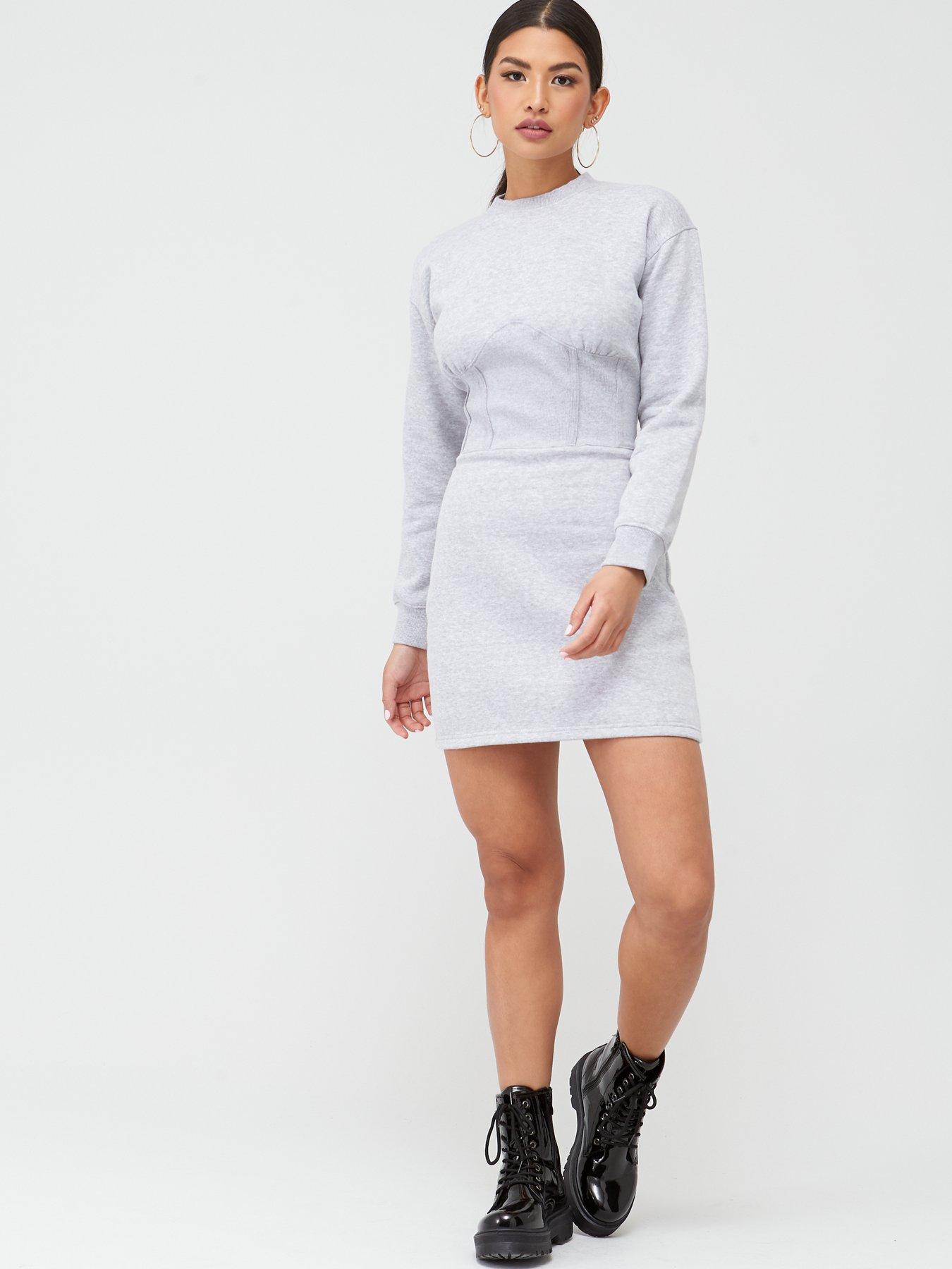 corset sweater dress