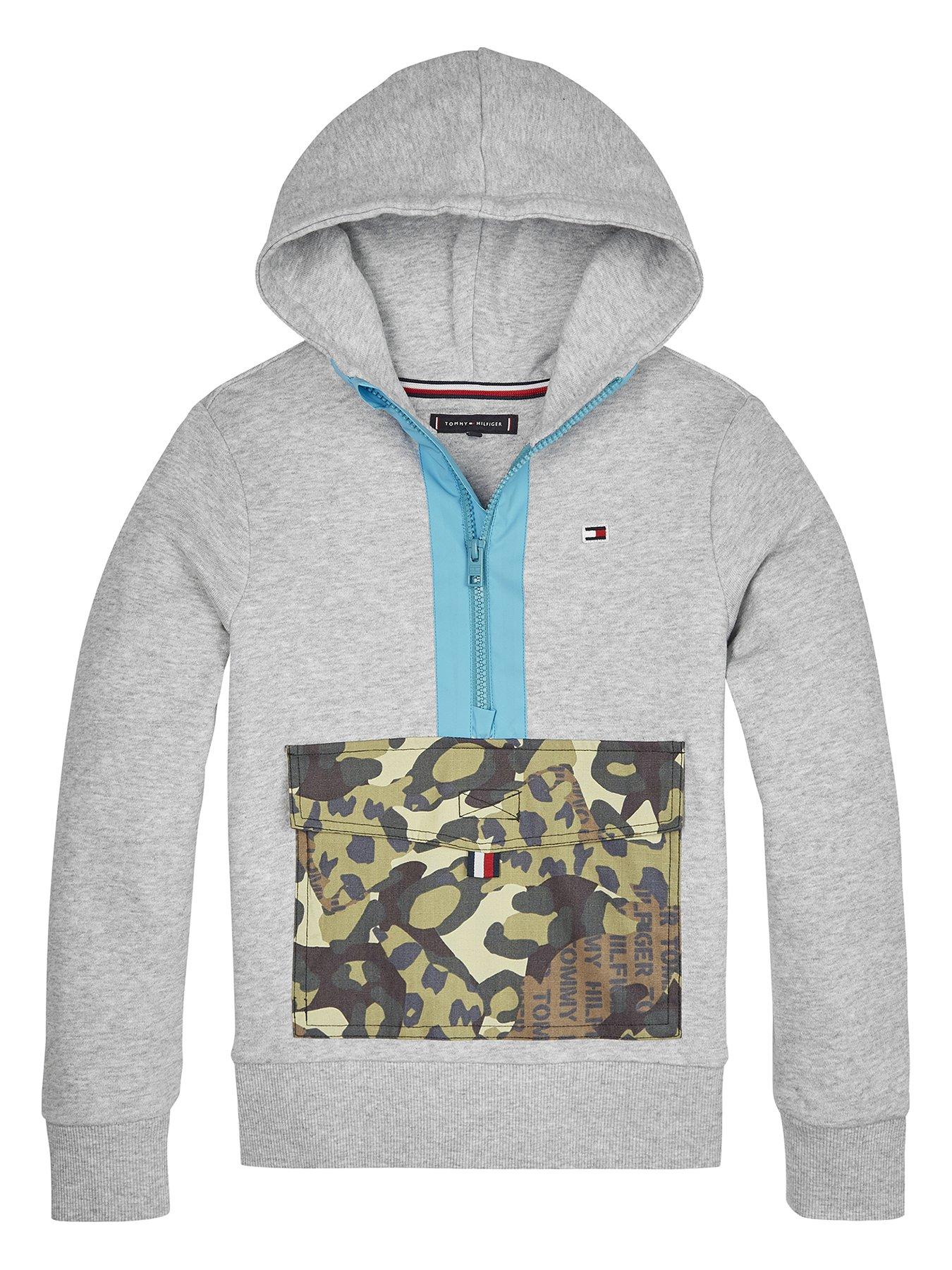 Tommy Hilfiger Boys Camo Pocket Hoodie review