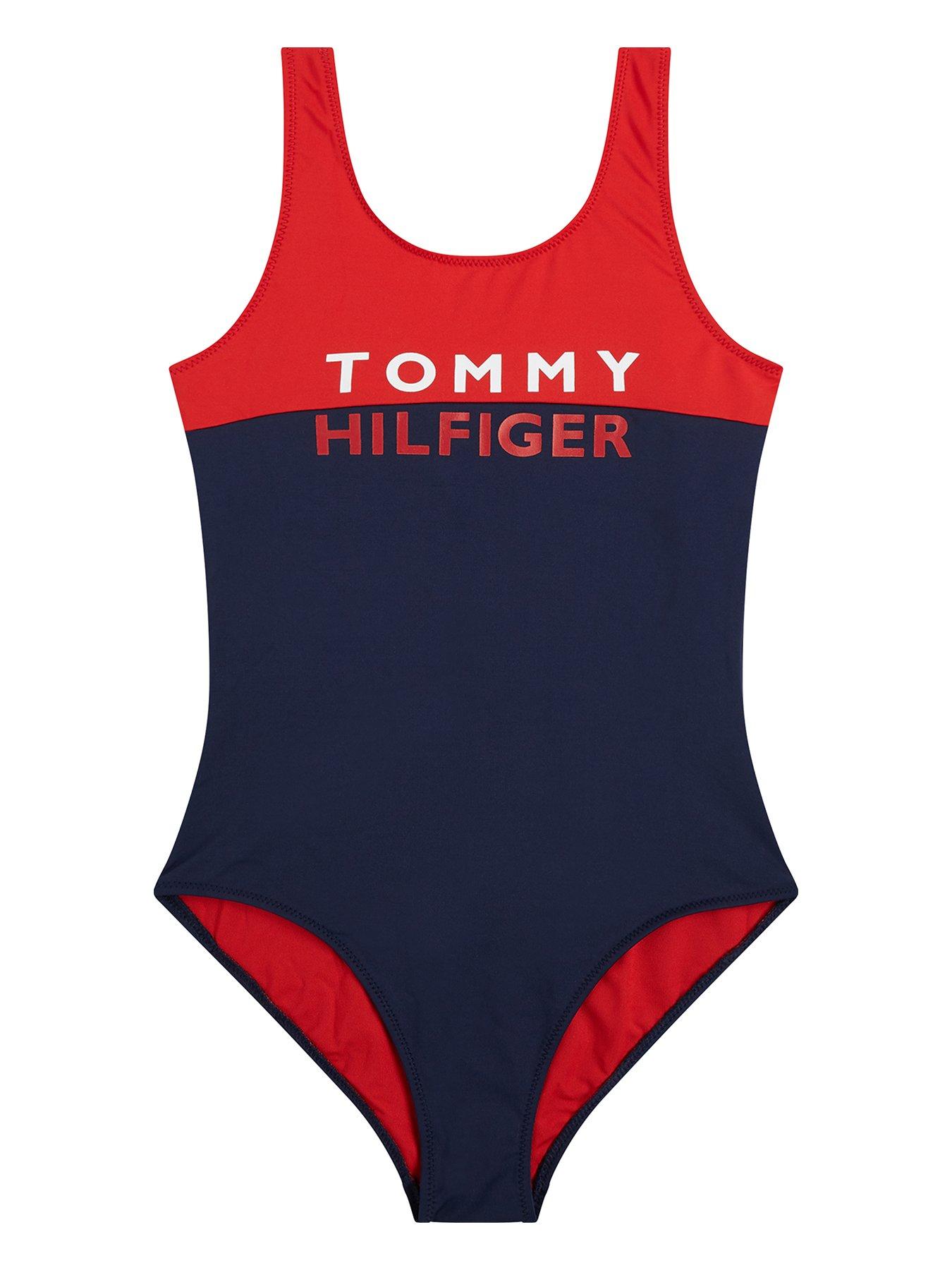 Tommy Hilfiger Girls Colourblock Swimsuit review