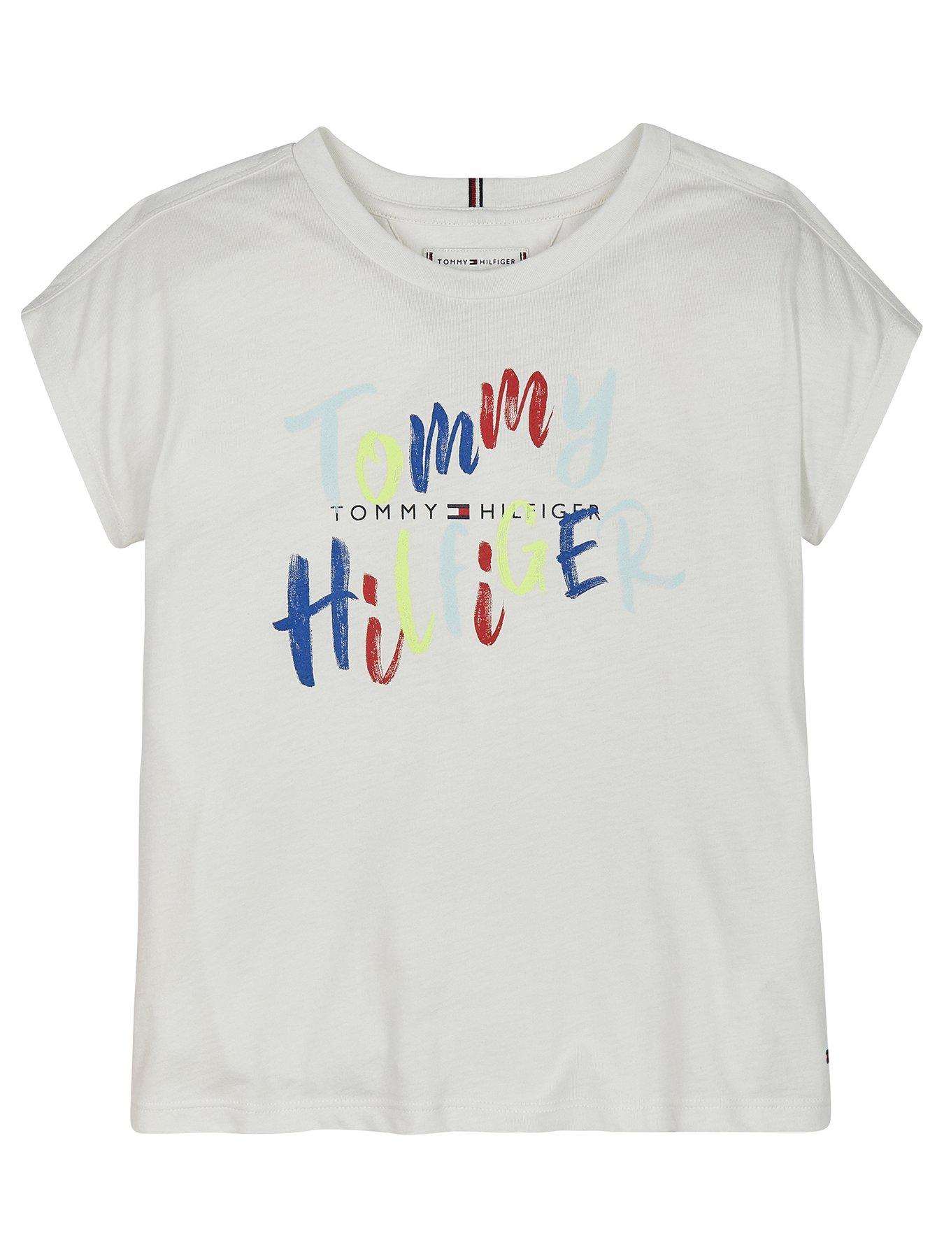 Tommy Hilfiger Girls Fluro Graphic Short Sleeve T-Shirt review