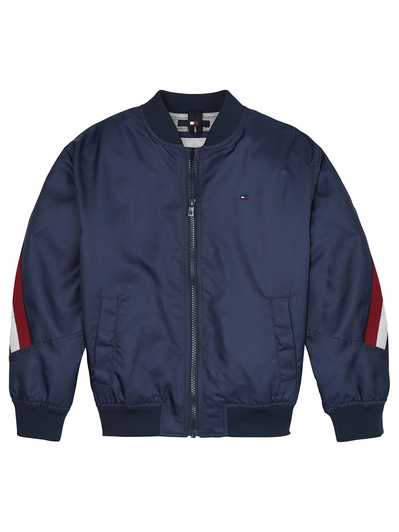 Tommy Hilfiger Girls Global Stripe Taped Bomber Jacket review