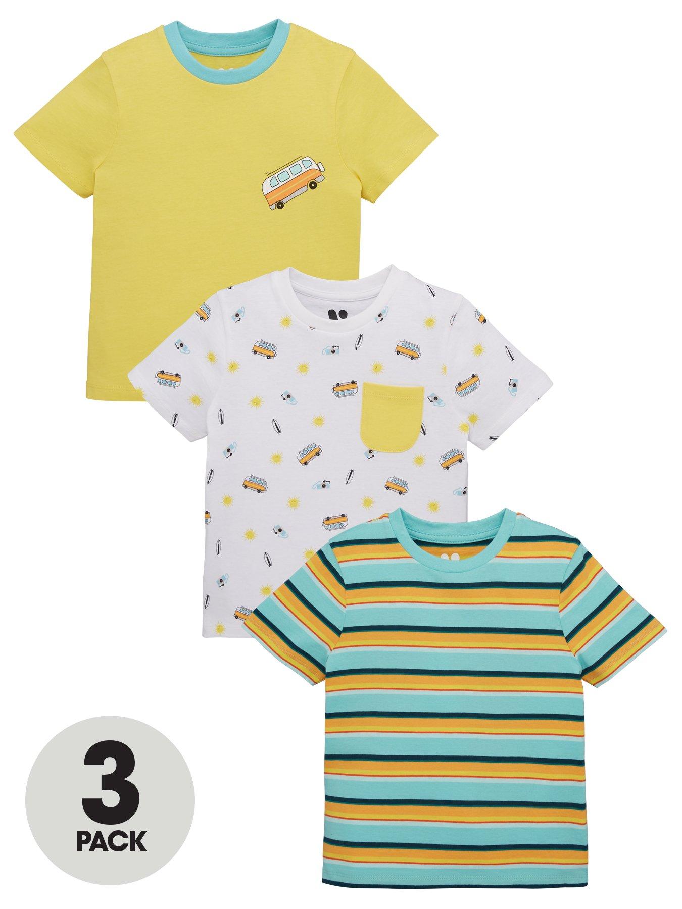 Seconds Kids Plain Cotton Rich T-Shirt