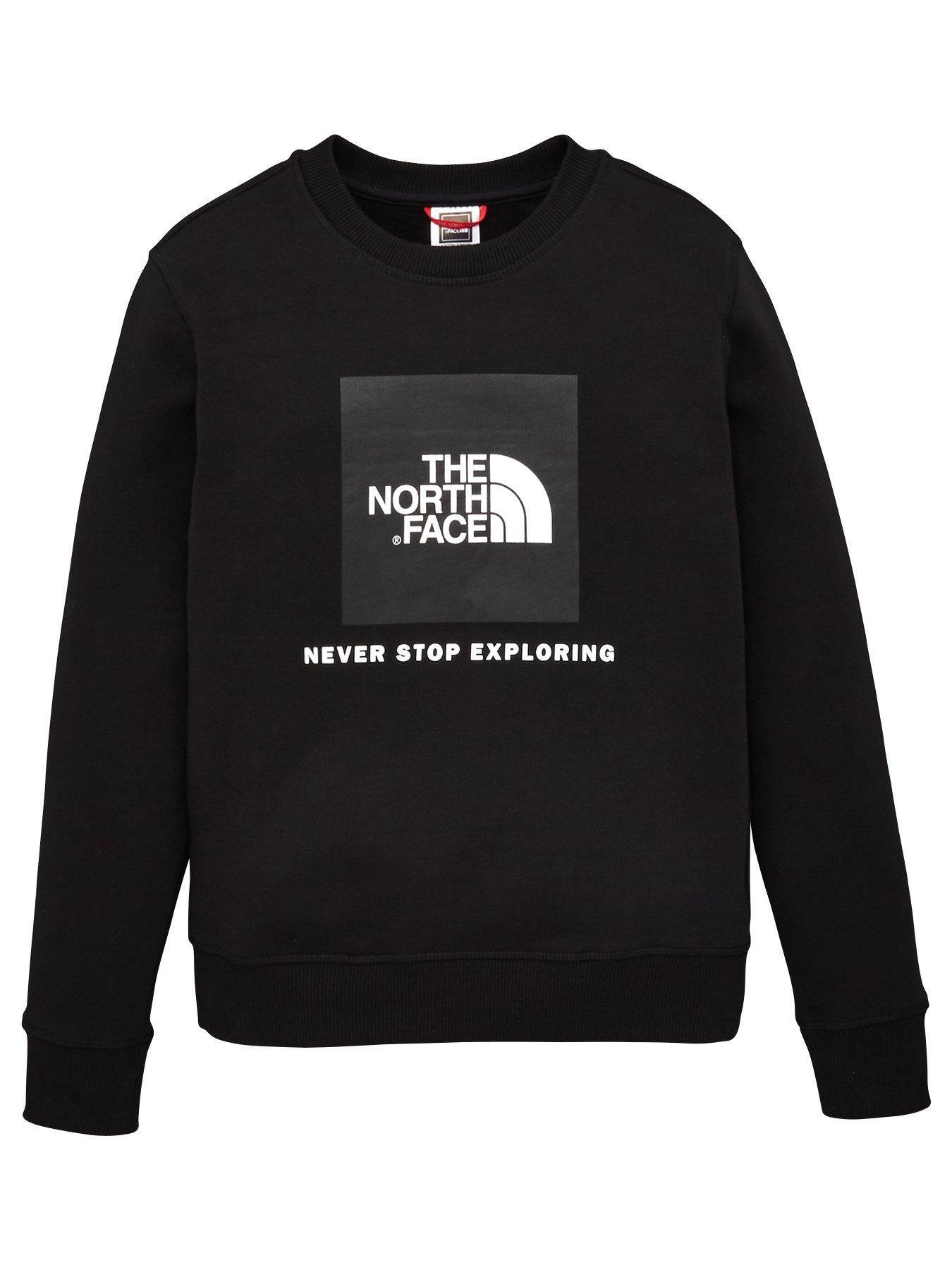 The North Face Box Drew Peak Kids' Crew | M | TNF Black