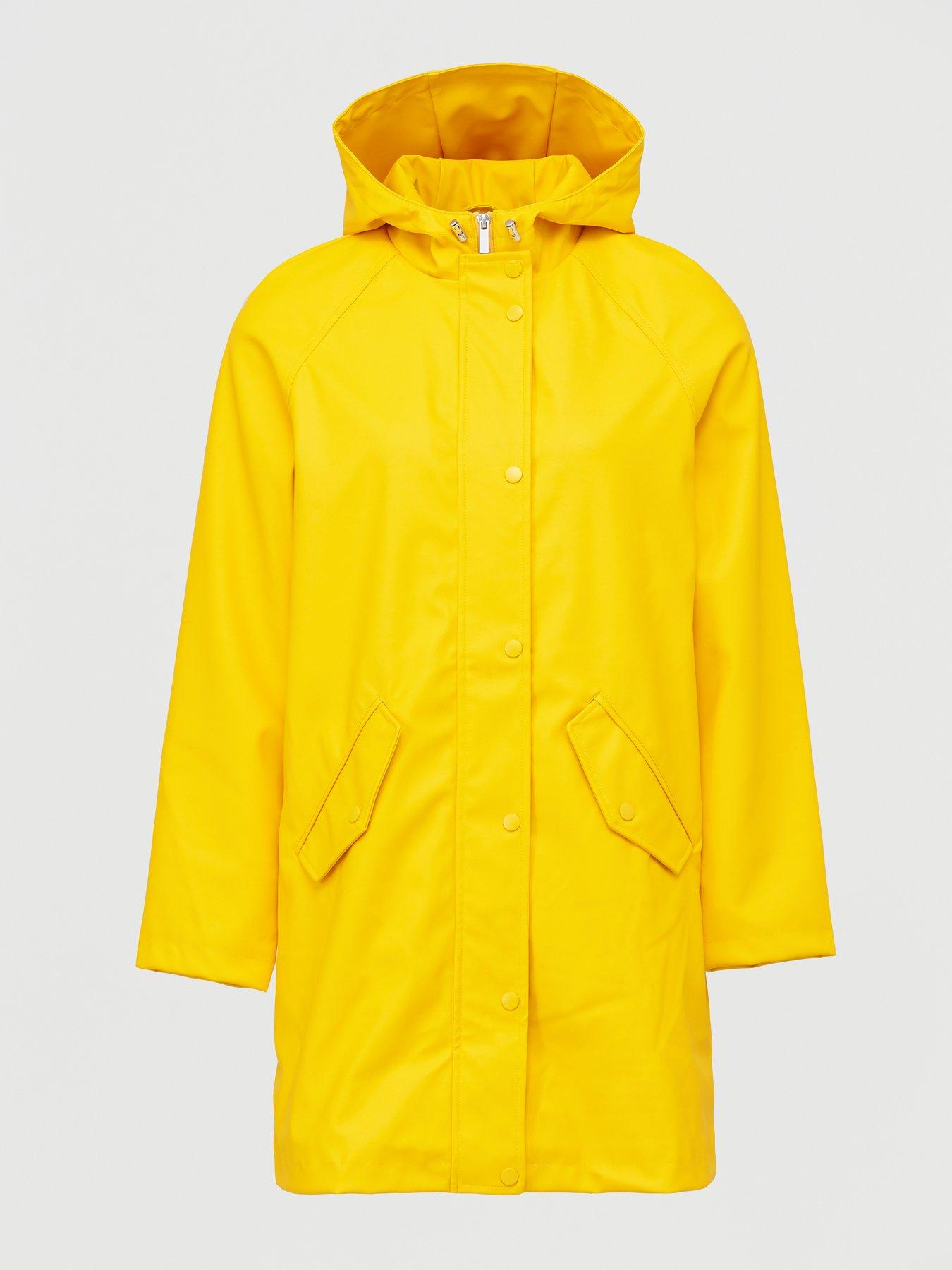 mustard jacket with hood