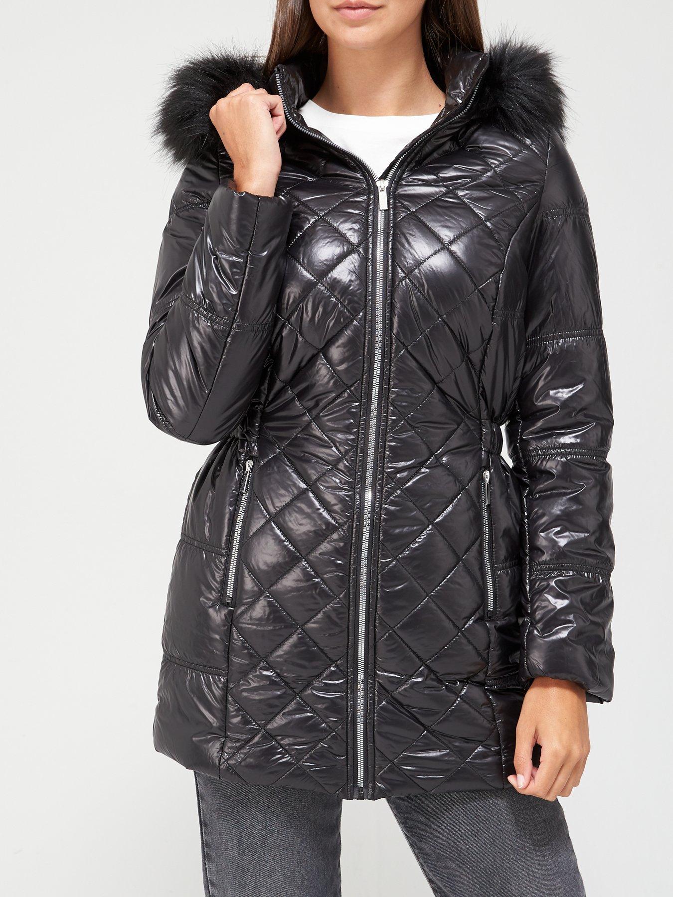 Next UK Womens Padded Coats | longline, black, quilted Next UK Womens Padded Coats | longline, black, quilted