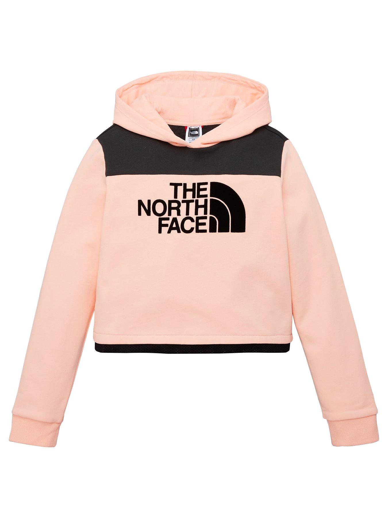 The North Face Girls Cropped Flock Logo Hoodie review