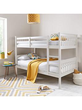 Product photograph of Very Home Novara Bunk Bed - White - Fsc Reg Certified - Bunk Bed Frame Only from very.co.uk