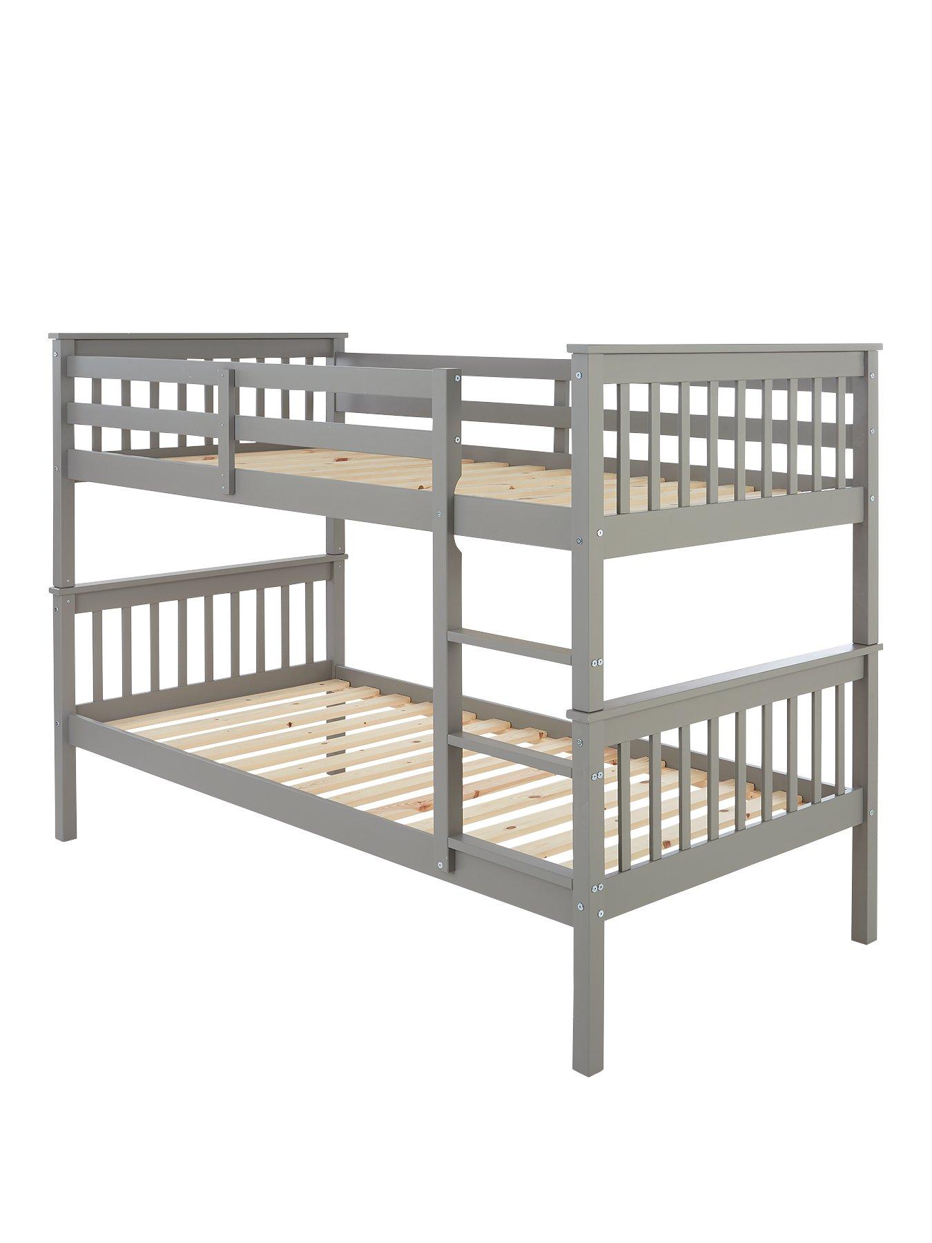 Novara Bunk Bed Grey Very Co Uk