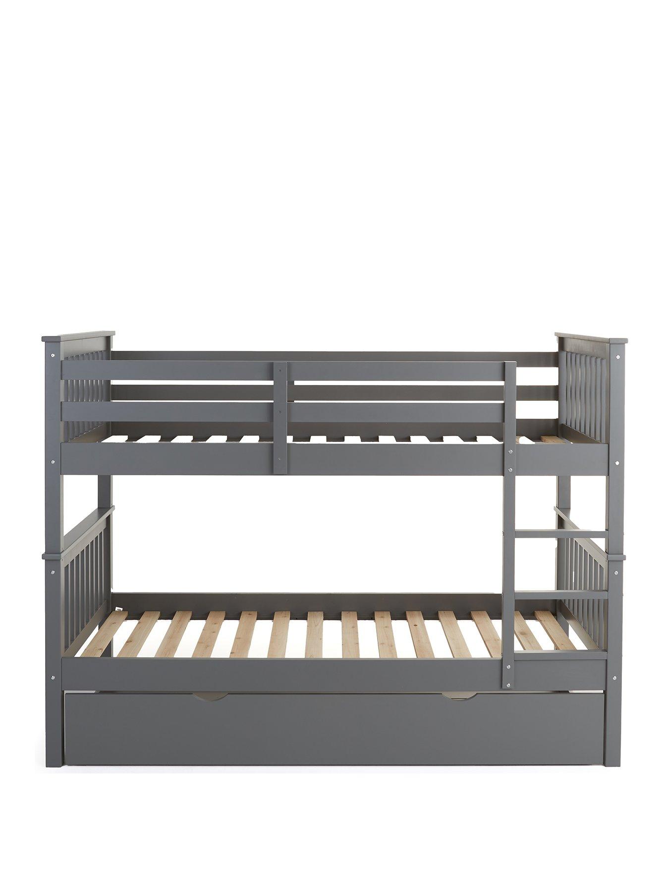 Image 3 of 7 of The Very Collection Novara Bunk Bed with Mattress Options (Buy &amp; SAVE!) - Grey - FSC&reg; Certified