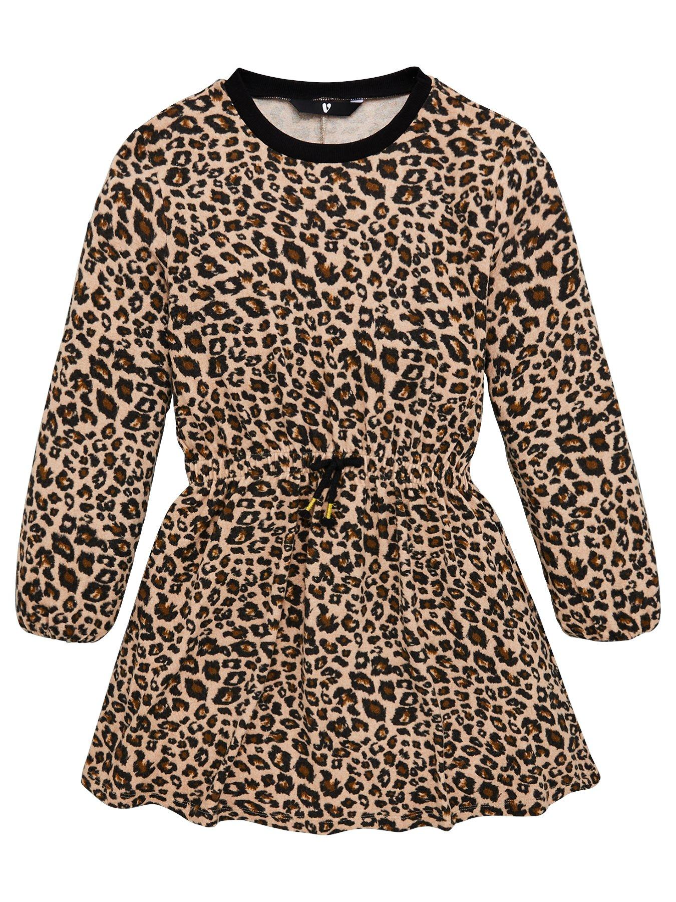 V By Very Girls Leopard Sweat Dress review