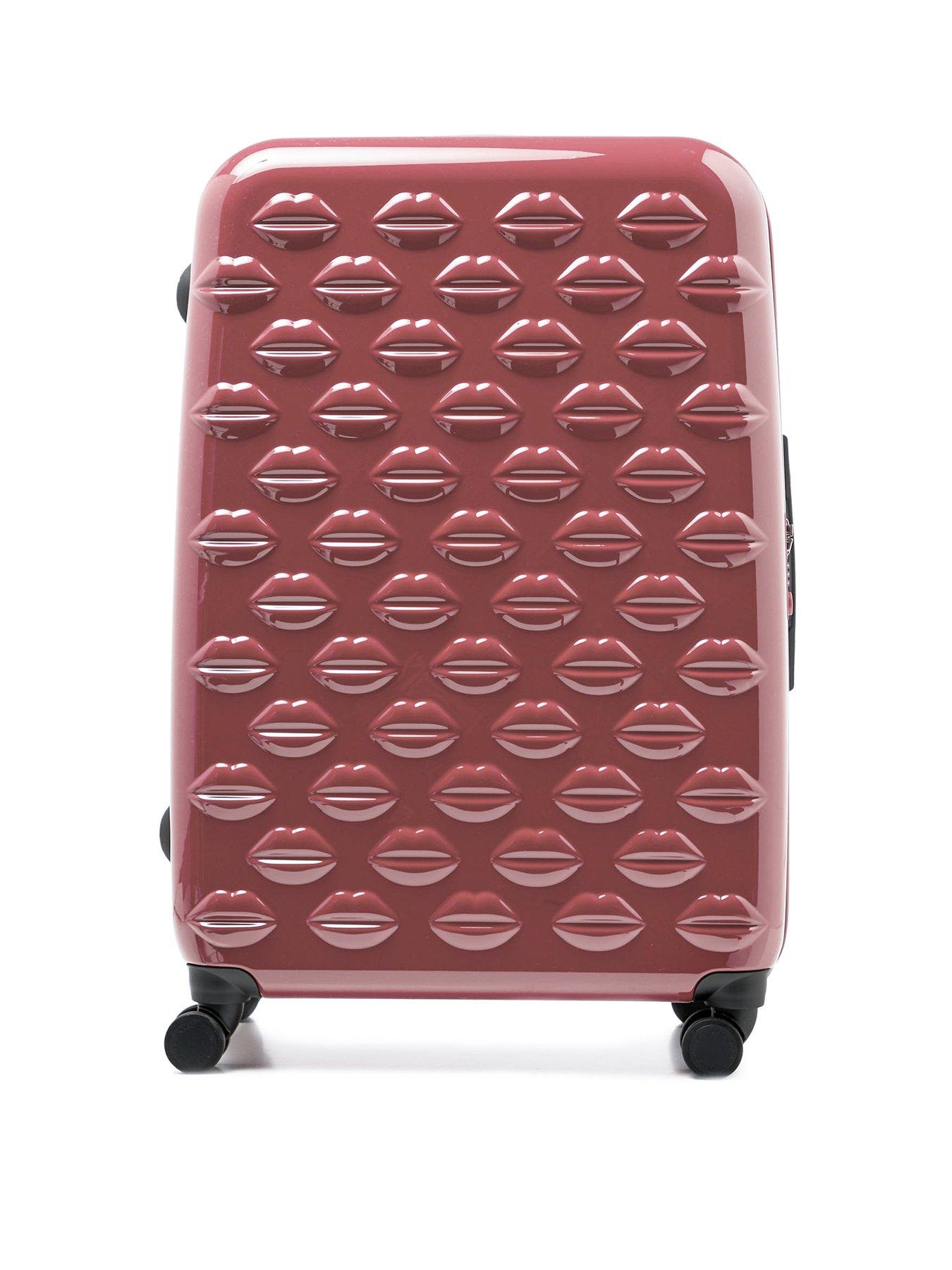 Lulu Guinness Antique Rose Large Lips Hardsided Spinner Case review