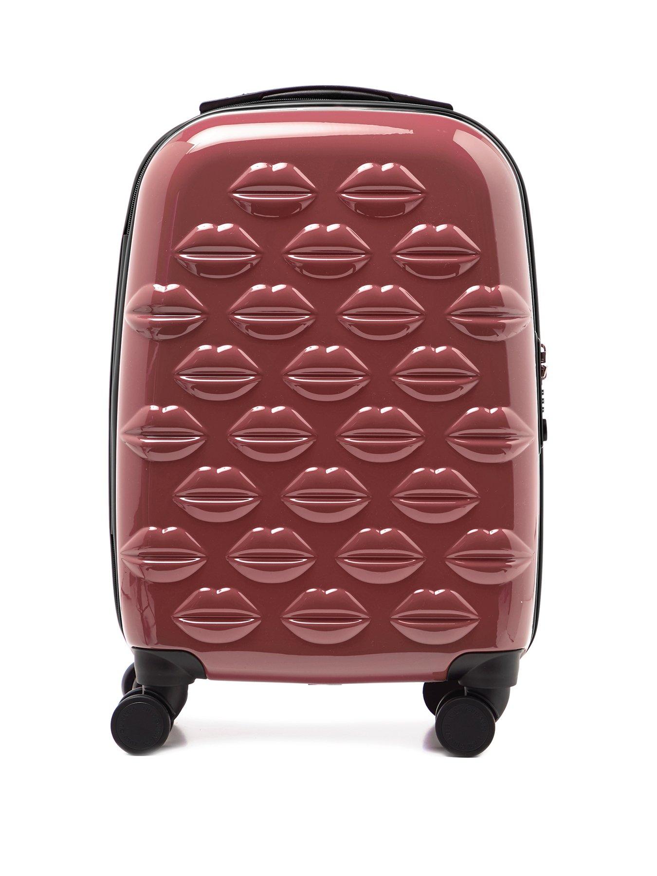 Lulu Guinness Antique Rose Small Lips Hardsided Spinner Case review