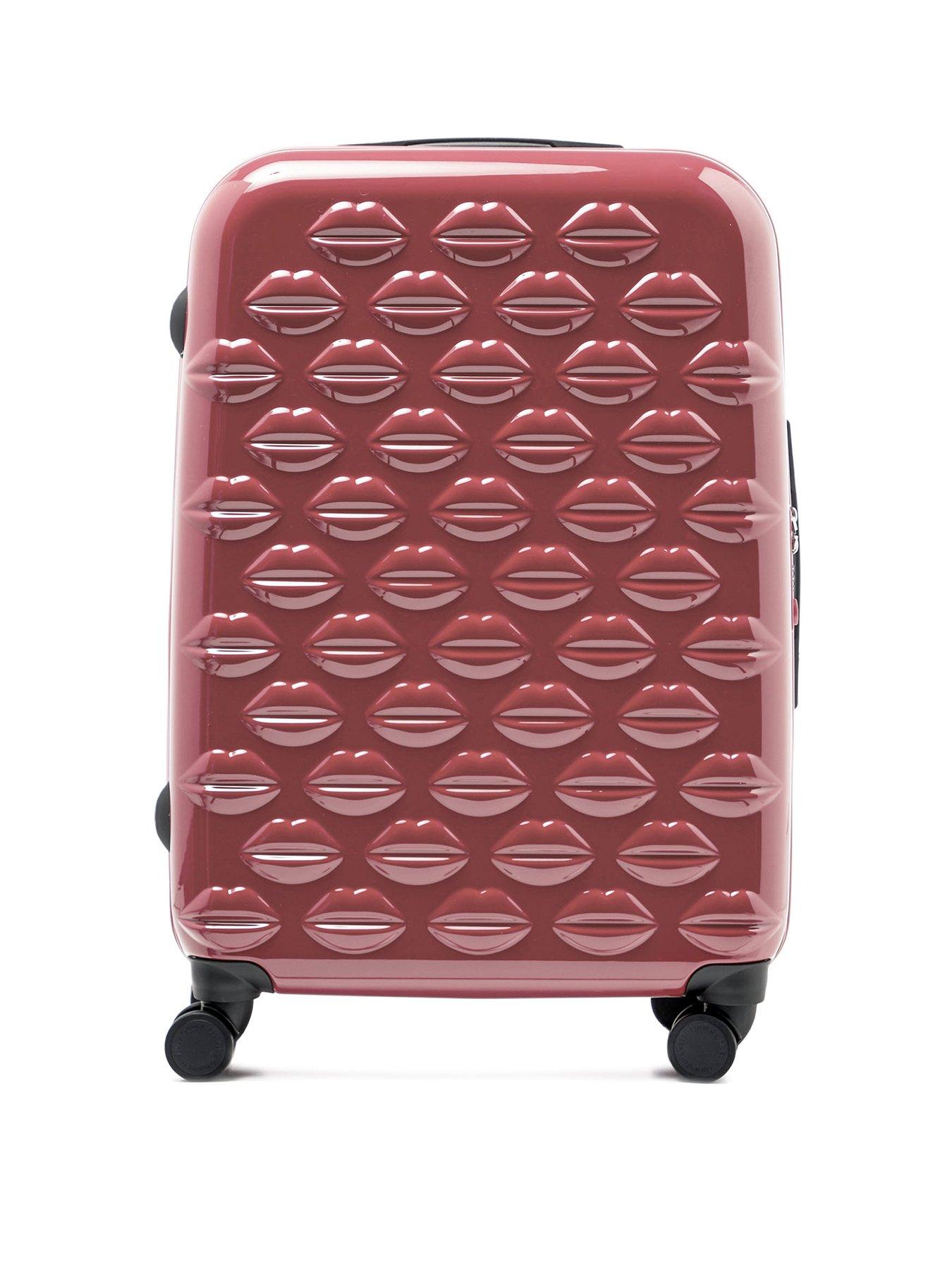 Lulu Guinness Antique Rose Medium Lips Hardsided Spinner Case review