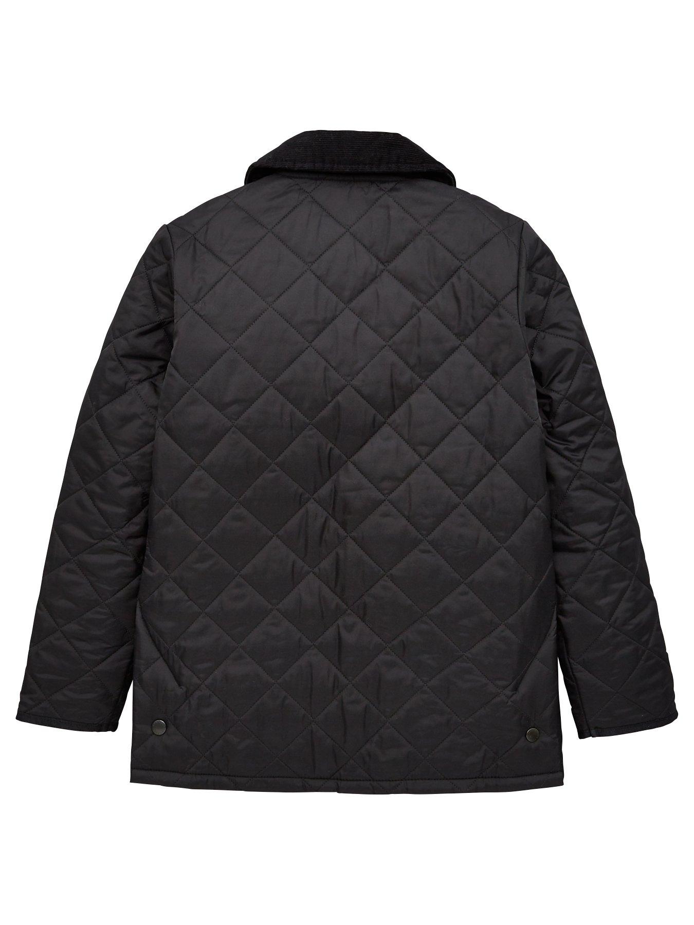 Barbour Boys Liddesdale Quilted Jacket - Black