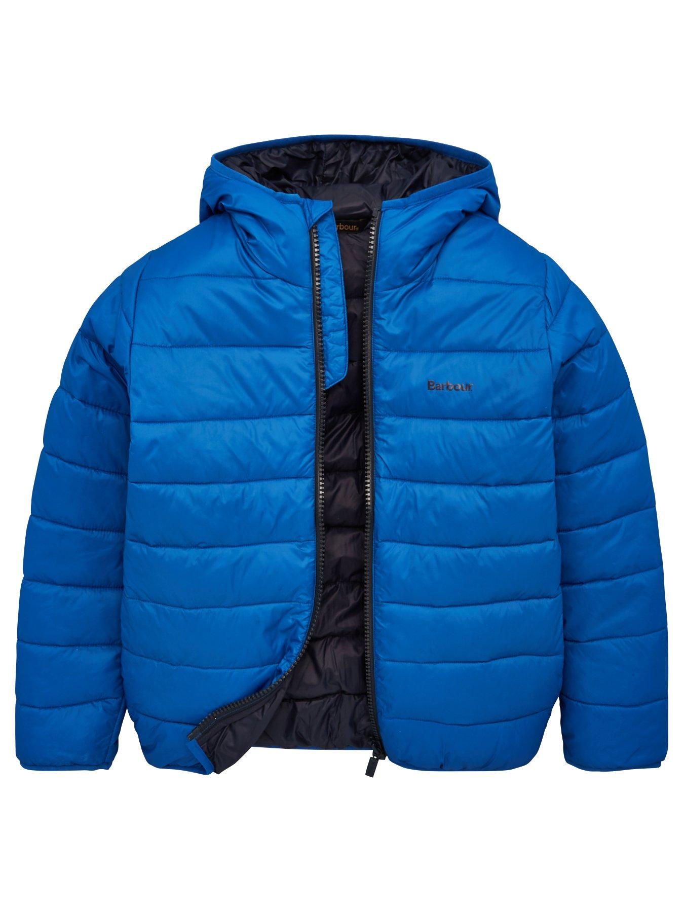 barbour trawl quilted jacket iron ore