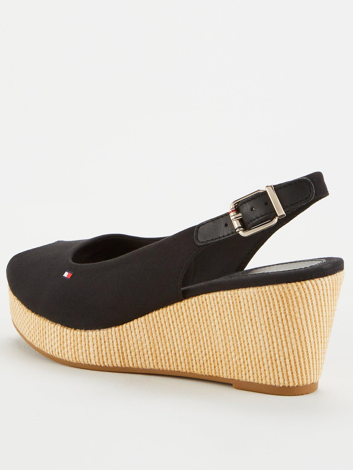 tommy hilfiger slingback wedges