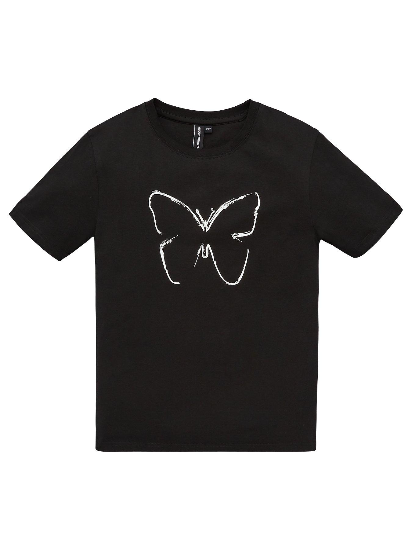 Good For Nothing Boys Large Butterfly Short Sleeve T-Shirt review