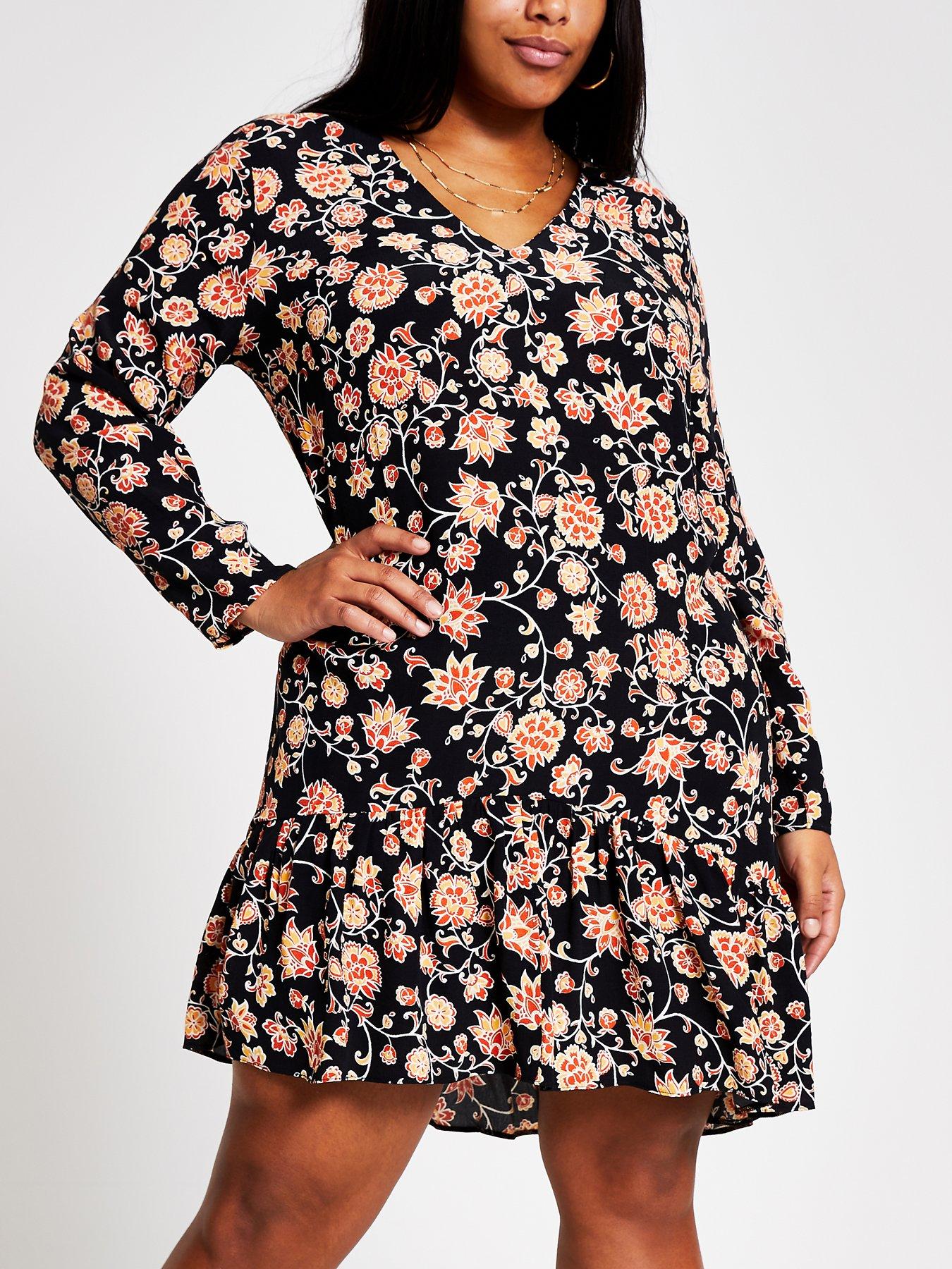ladies animal print shirt dress