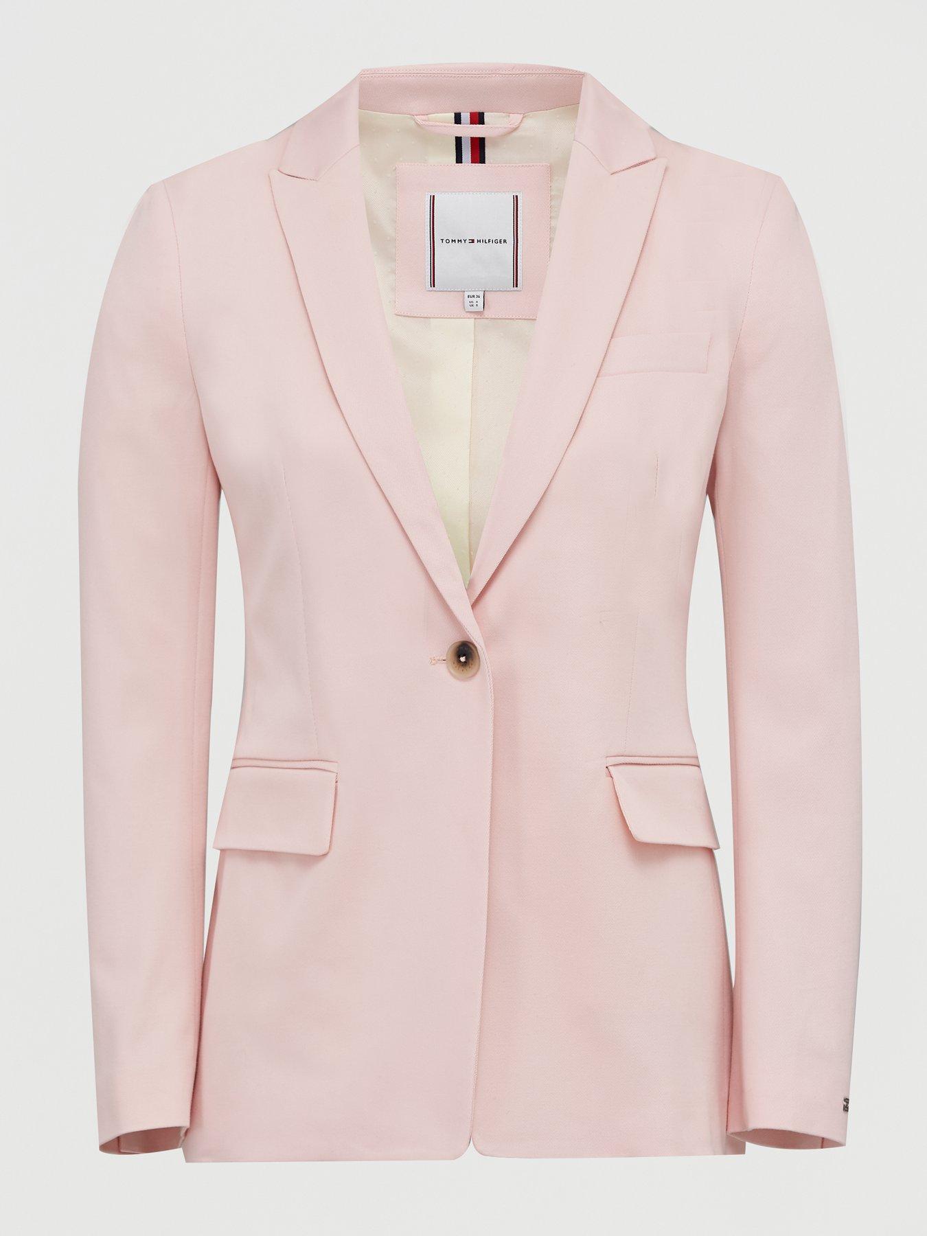 tommy hilfiger pink blazer