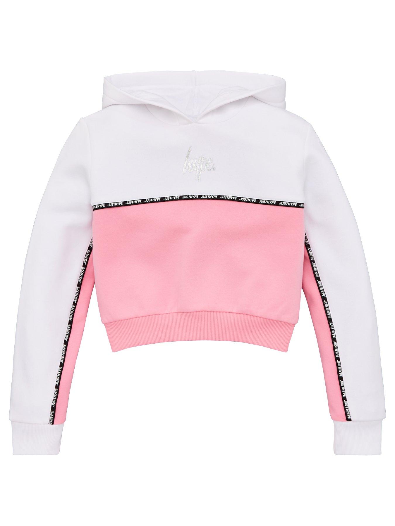 Hype Girls Contrast Panel Cropped Overhead Hoodie review