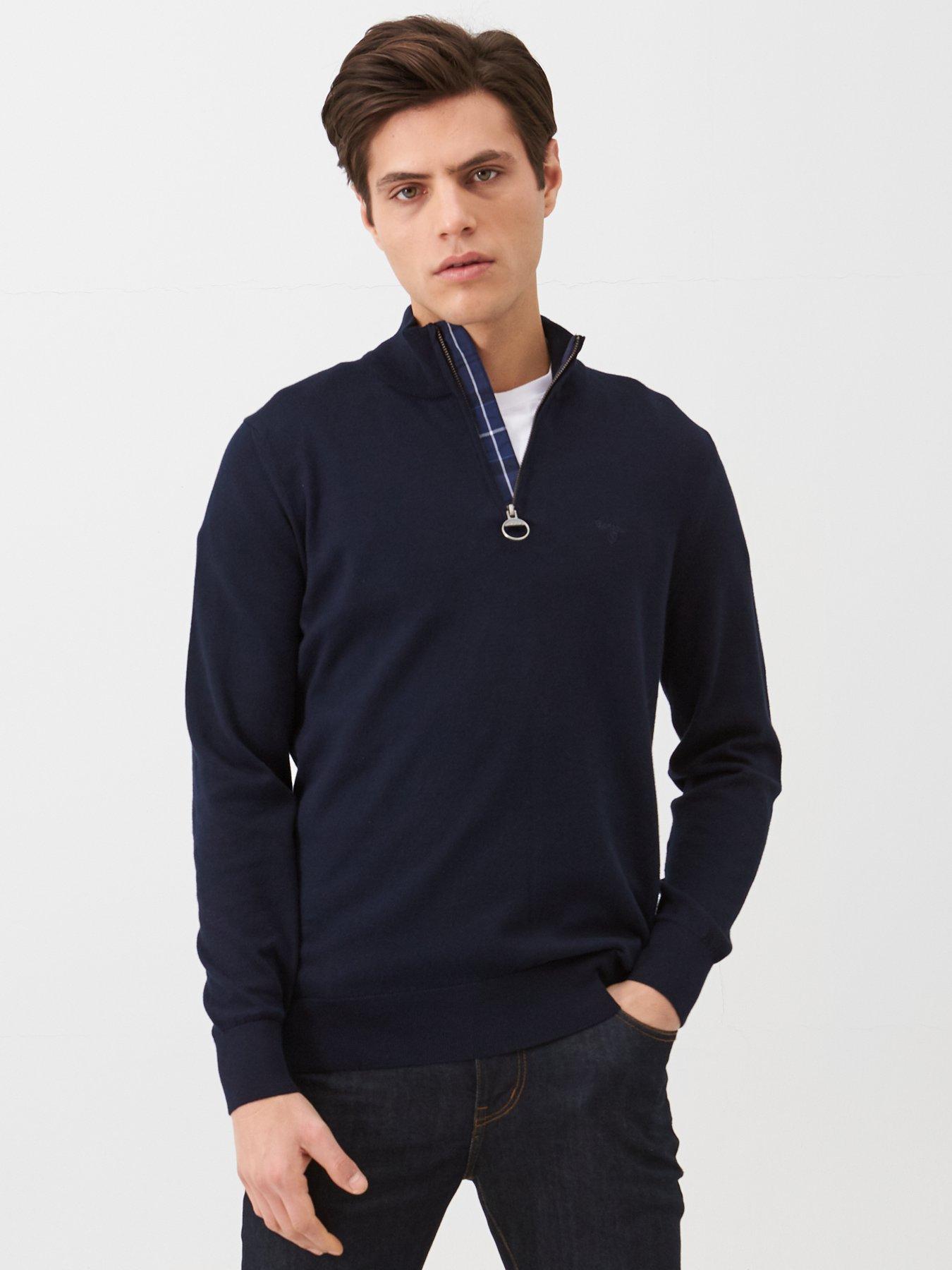 barbour quarter zip