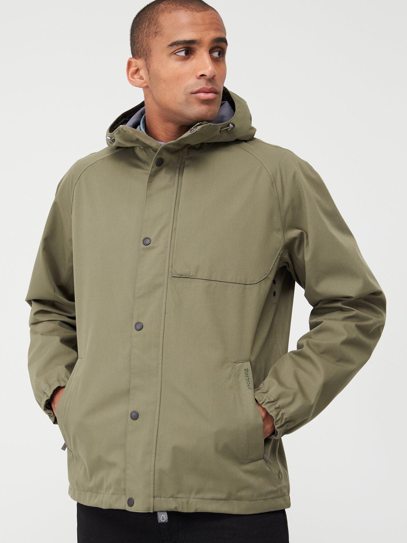 waterproof barbour jacket mens
