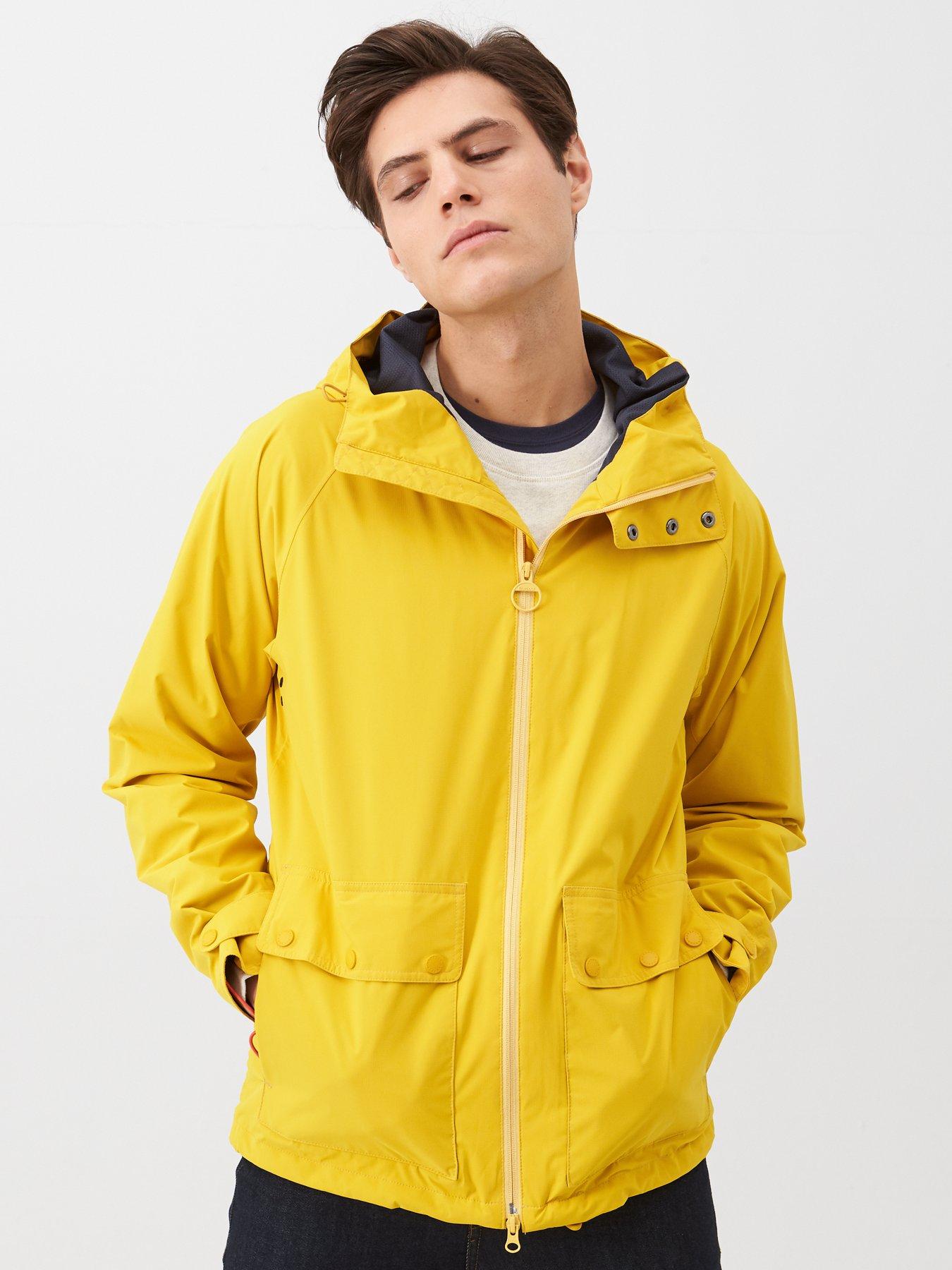 barbour yellow jacket mens